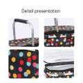 420D printed portable lunch bag/Children's lunch bag /PU color pattern lunch bag